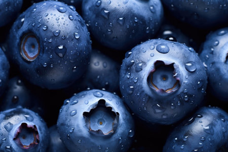 Blueberry as background and textureの素材