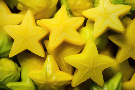 Carambola as a backgroundの素材