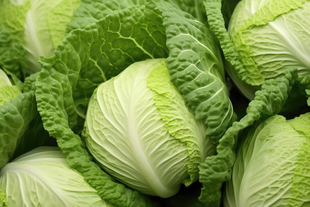 Cabbage as background and textureの素材