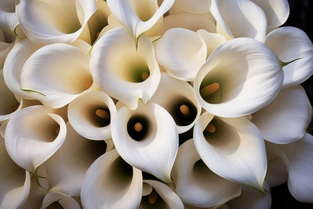 Calla lilies as textureの素材