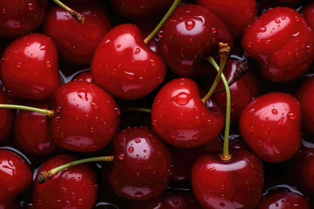 Cherries as backgroundの素材