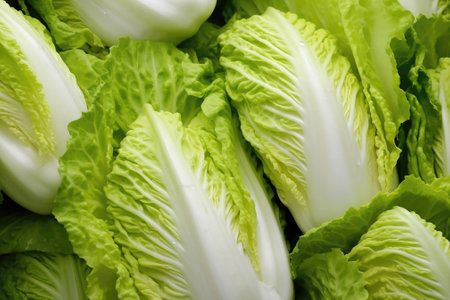 Chinese cabbage as backgroundの素材