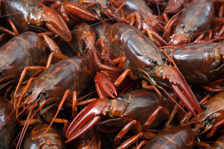 Crayfish as backgroundの素材