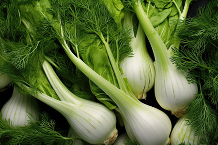 Fennel as background and textureの素材