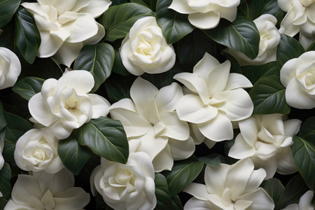 Gardenias as backgroundの素材