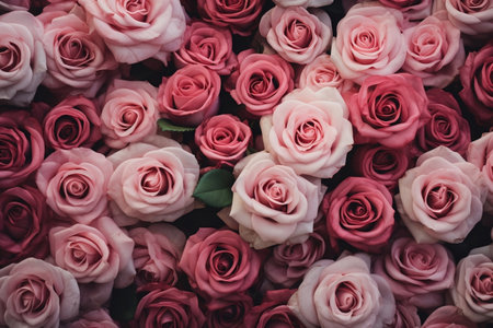 Roses as background and textureの素材