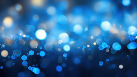 Blue Bokeh Backgroundの素材