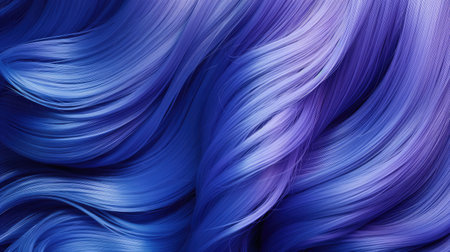 Blue Violet 3D Silky Wavesの素材