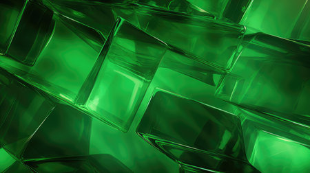 Green glass full screen abstract backgroundの素材