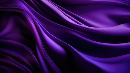 Purple Silk Waves Backgroundの素材