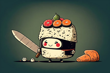 Fun Japanese sushiの素材