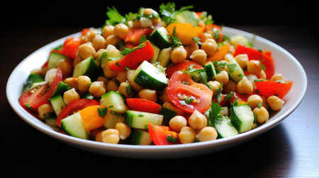 Healthy Chickpea Saladの素材