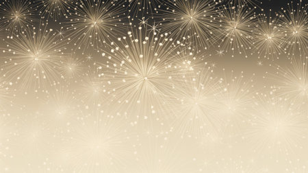 Fireworks New Year's card Japanese paper background (illustration)の素材