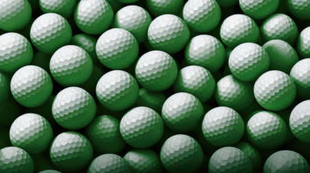 Golf ball background. Green golf ball background. Golf ball background. Golf ball background. Golf ball backgroundの素材