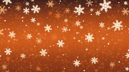 Christmas background with snowflakes and bokeh. Vector illustration.の素材
