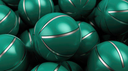 Basketball Design Background. 3D illustration. 3D rendering.の素材