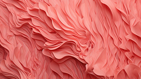 abstract background of pink fabric. 3d rendering, 3d illustration.の素材