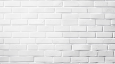 White brick wall texture background.の素材