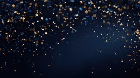 Abstract bokeh background with stars. Christmas and New Year conceptの素材