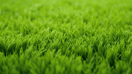 Close up of fresh green grass texture background. Green grass background.の素材