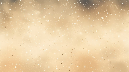 Abstract background with bokeh defocused lights and snowflakesの素材