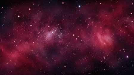 Stars of a planet and galaxy in a free space Elements of this image furnished by NASAの素材