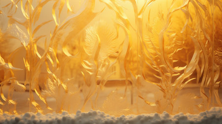 frost on the window of a house in the winter, close-upの素材