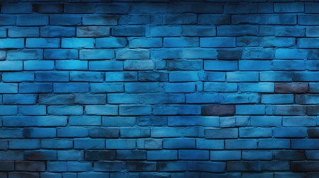 Blue brick wall texture background. Blue brick wall texture background. Blue brick wall texture background.の素材