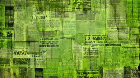 Newspaper Headlines as a Conceptual Media Wallpaper Backgroundの素材