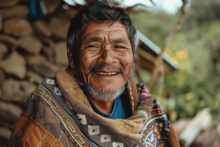 Portrait of an old manの素材