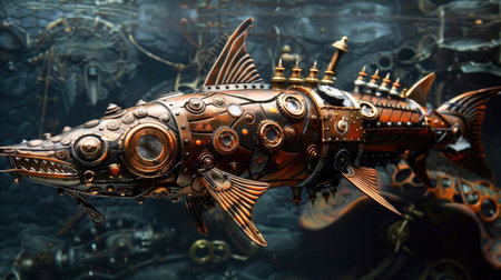 Huge wooden fish in the Museum of Anatolia, Istanbul, Turkeyの素材