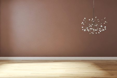 Modern bright interiors 3D rendering illustrationの写真素材