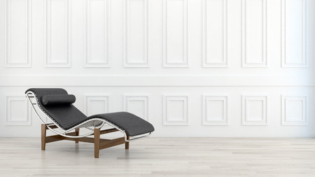 Modern bright interiors 3D rendering illustrationの写真素材