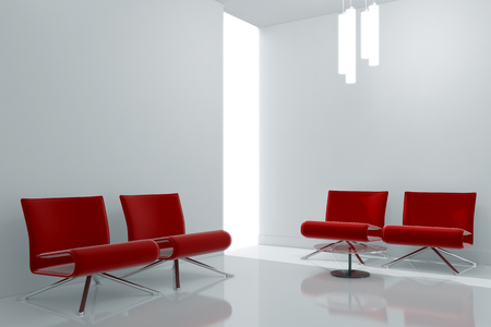 Modern bright interiors 3D rendering illustration
の写真素材