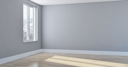 modern bright interiors apartment Living room 3D rendering illustrationの写真素材