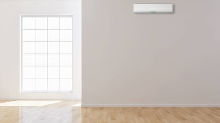 large luxury modern bright interiors empty room illustration 3D rendering computer generated image の写真素材