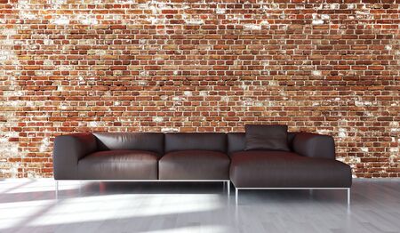 large luxury modern bright interiors Living room illustration 3D rendering computer digitally generated imageの写真素材