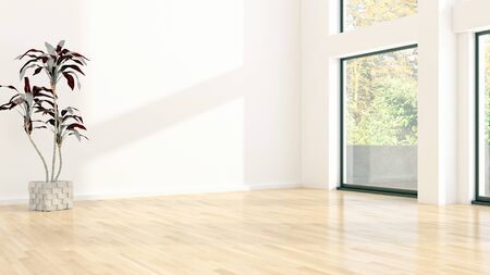 large luxury modern bright interiors Living room illustration 3D rendering computer digitally generated imageの写真素材