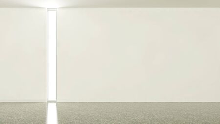 Large luxury modern bright interiors Living room mockup illustration 3D rendering computer digitally generated imageの写真素材