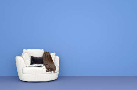 large luxury modern bright interiors with air conditioning illustration 3D renderingの写真素材