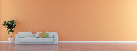 large luxury modern bright interiors with air conditioning illustration 3D renderingの写真素材