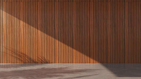 modern bright interiors Living room with air conditioning and remote control illustration 3D renderingの写真素材