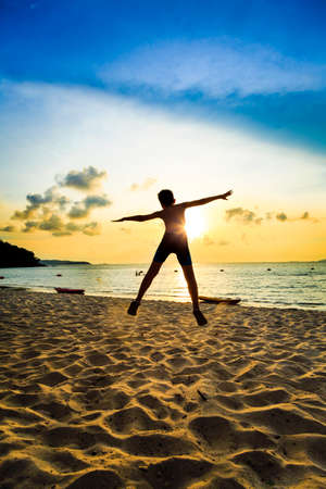 beautiful beach, Chonburi Thailandの写真素材