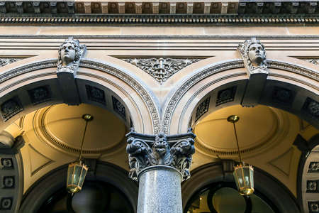 beautiful building in Martin Placeの写真素材