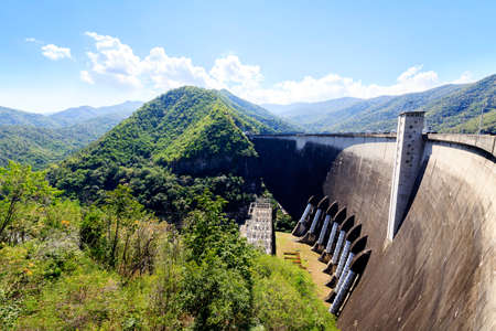 Phumiphon Dam at Tak district, Thailand ,Electricity Generatorの写真素材