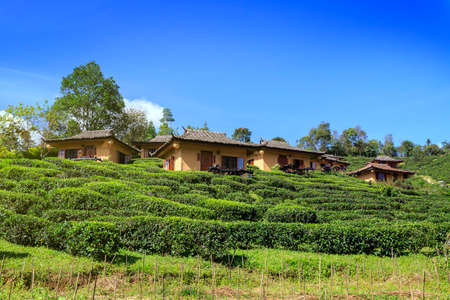 Rak Thai Village a Chinese settlement, Mae Hong Son Thailandのeditorial素材