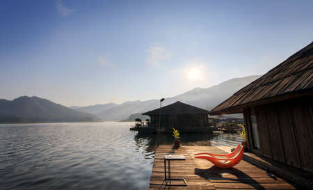 Mae Ngad Dam and Reservoir in Mae Taeng district, Chiang Mai Province, Thailand.