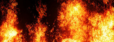 Abstract fire flame background exploding in energy concept