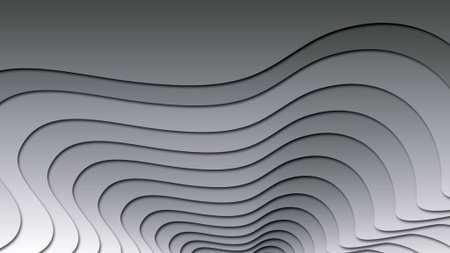 Silver geometric wave pattern background