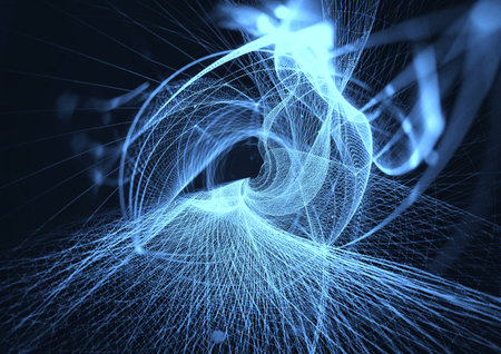 Blue abstract background for technology concept